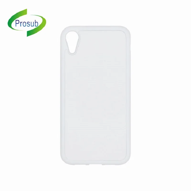 2D TPU +PC Sublimation Phone Case Heat Transfer Mobile Diy Blank Smartphone Cover For Iphone XR |
