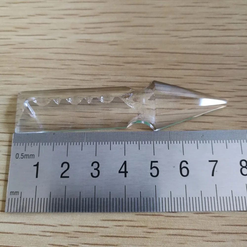 Лидер продаж! 240 единиц 76 мм Хрустальная ракета голова люстры Подвески части