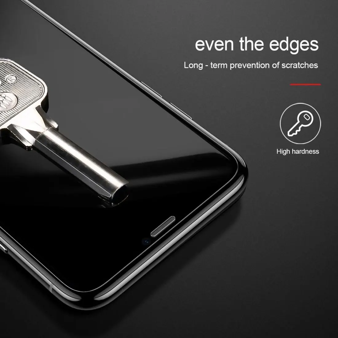 Baseus 0,15 мм Полное покрытие закаленное стекло для iPhone X протектор экрана Тонкое защитное стекло для iPhone X