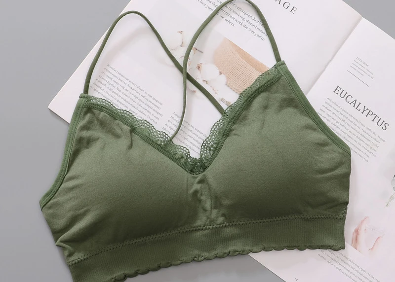 Сексуальные кружева Bralette женский Беспроводной бюстгальтер сплошной Для женщин нижнее женское белье с бюстгальтером с мягкой чашкой Push Up Бюстгальтеры без косточек бесшовный бюстгальтер с подушечками Для женщин sutyen z0847