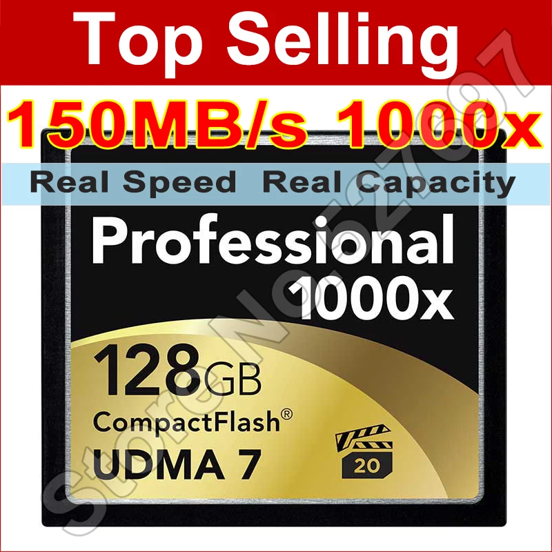 150 МБ/с. Марка 1000x64 ГБ UDMA CF Карты Памяти Compact Flash Card для Цифровой ЗЕРКАЛЬНОЙ Камеры