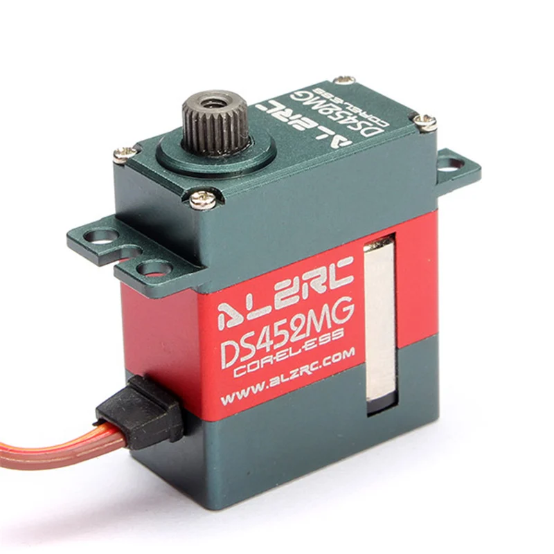Бесплатная доставка ALZRC DS452MG 450 CCPM Мини цифровой металлический Coreless сервопривод