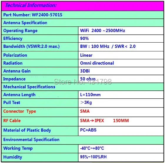 2,4G антенна сложенная Bluetooth wifi модуль ZigBee антенна SMA к IPEX линия подачи 2,4 ГГц антенна для IEEE802.11n WLAN системы