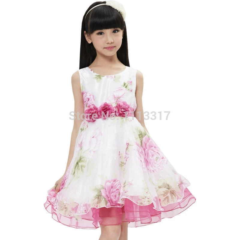 Sunny Fashion платья для девочек платье Тюль Свадебный Кружево с Цветок Детализация