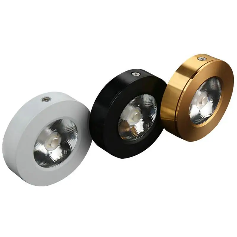 

ROUND 10W COB CREE Dimmable LED Downlights LED Cabinet Light Jewelry Recessed Lights Free Shipping