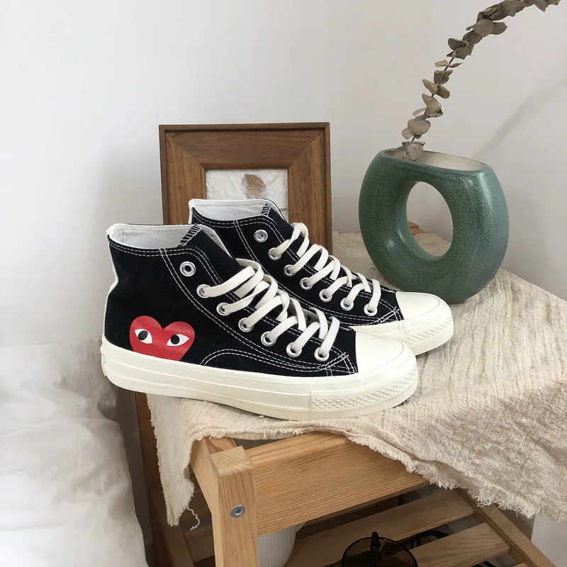 2019 новые дикие классические женские парусиновые туфли в стиле ретро|Обувь без