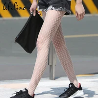 hollow out sexy pantyhose women fishnet tights stockings fantaisie black white lingerie fish net mesh club party hosiery ne28733
