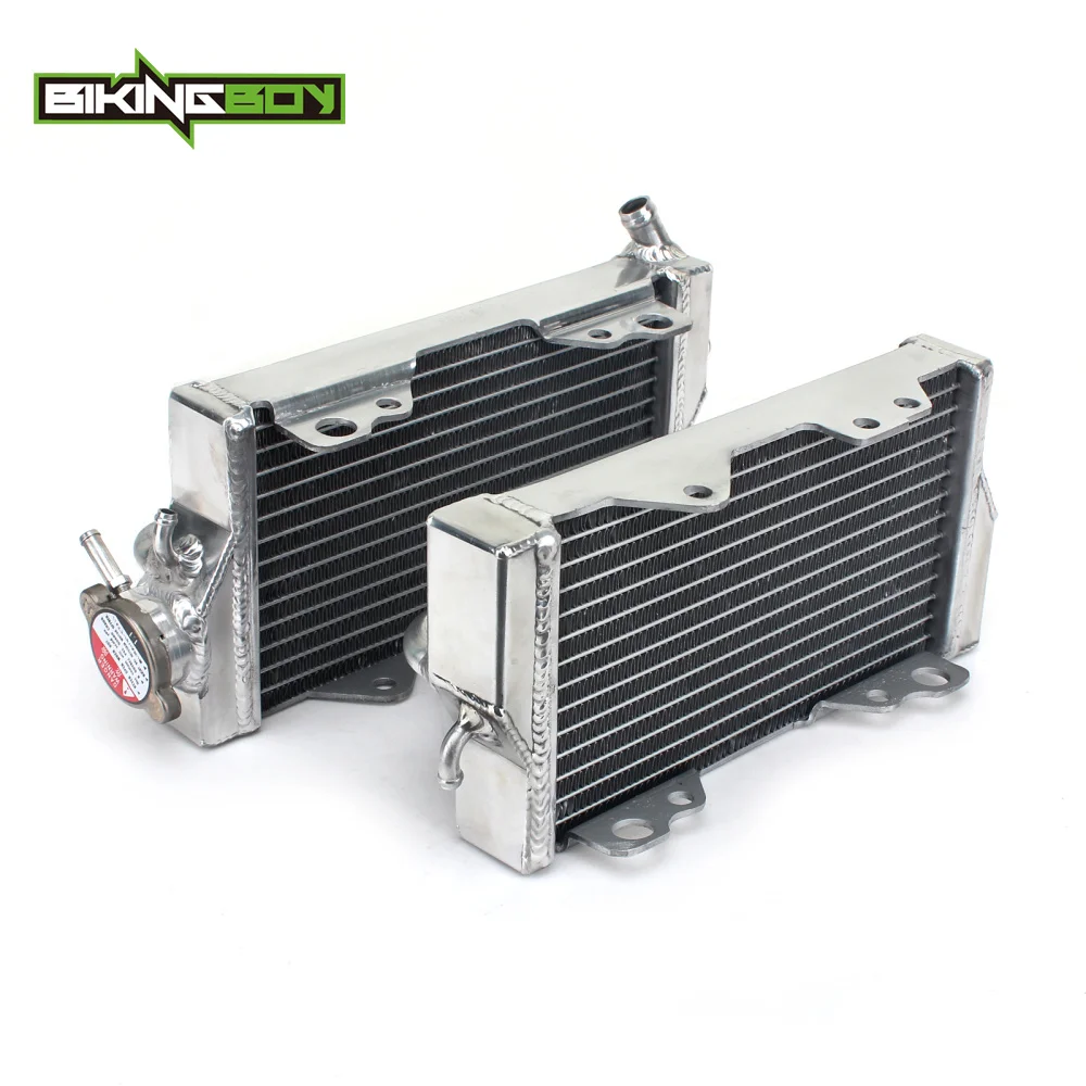 BIKINGBOY MX Offroad 1 пара левый и правый двигатель водяного охлаждения радиаторы для Honda CR 250 2000 2001 CR25 00 01 алюминиевые ядра