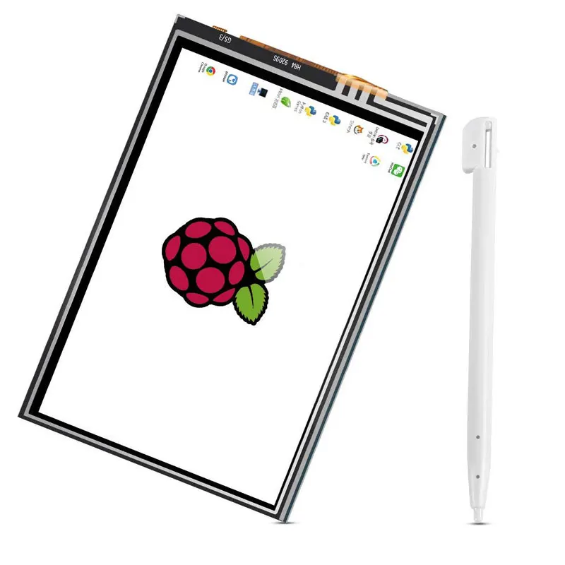 Для Raspberry pi чехол теплоотвод Прозрачный для raspberry 3/2 с 3 5 дюймовым ЖК дисплеем