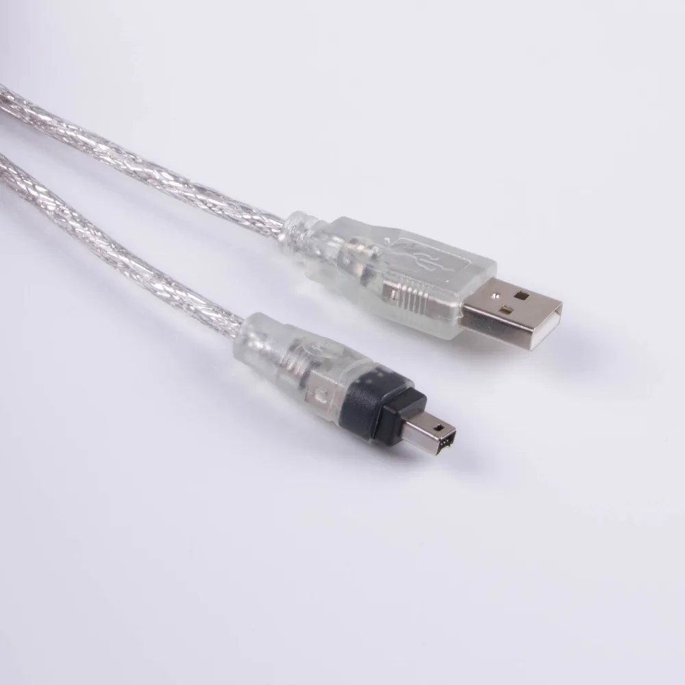 

USB 2.0 Male To iEEE 1394 4 Pin for iLink Adapter Cable 5ft USB To Firewire 1.5m 4 Ppin Ilink Port Defination Cable UG-623
