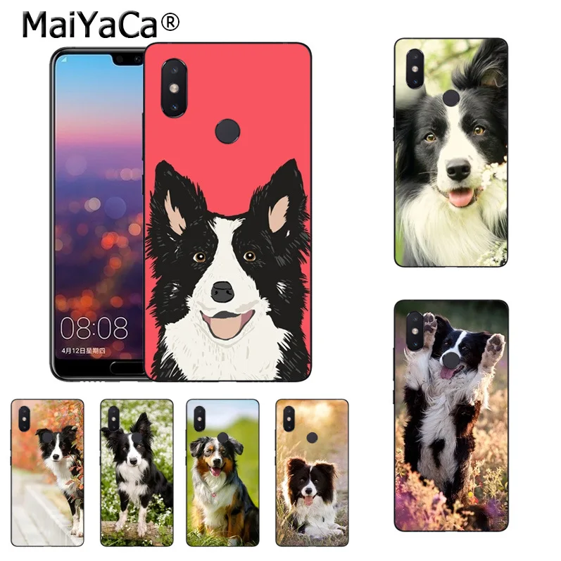 MaiYaCa милый чехол для телефона с изображением колли собаки новинка xiaomi mi 8se 6 note3 redmi