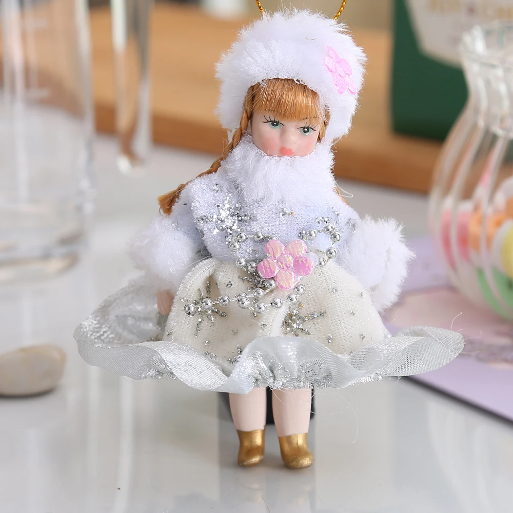 

Small Handmade Ceramic Victorian Style Doll China Porcelain Girl Beautiful Home Christmas Tree Bag Decoration Wall Hanging