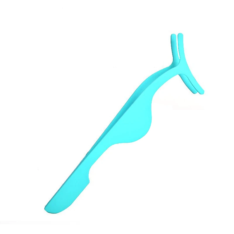 Blue X1 8 шт./кор. Магнитная ресницы с 3 магниты ручной работы 3D Магнитный ресницы натуральные накладные магнит для ресниц прижатием 3 щипцы для завивки волос - Цвет: Blue X1