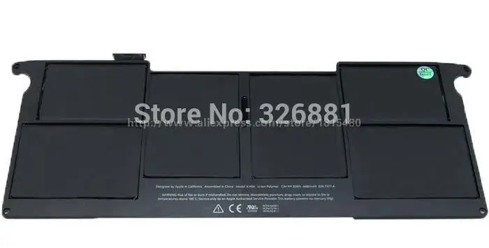 ApexWay 7,3 V 35Wh Аккумулятор для ноутбука Apple A1406 MacBook Air 1" A1465 A1370(2011 производство