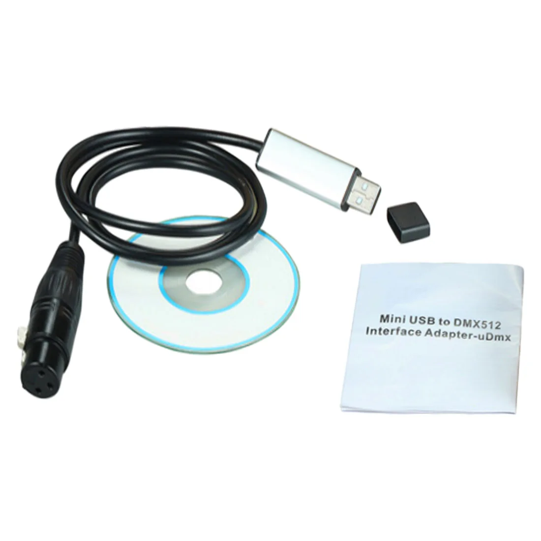 1 комплект LED DMX512 компьютерный ПК контроллер освещения сцены диммер USB к DMX