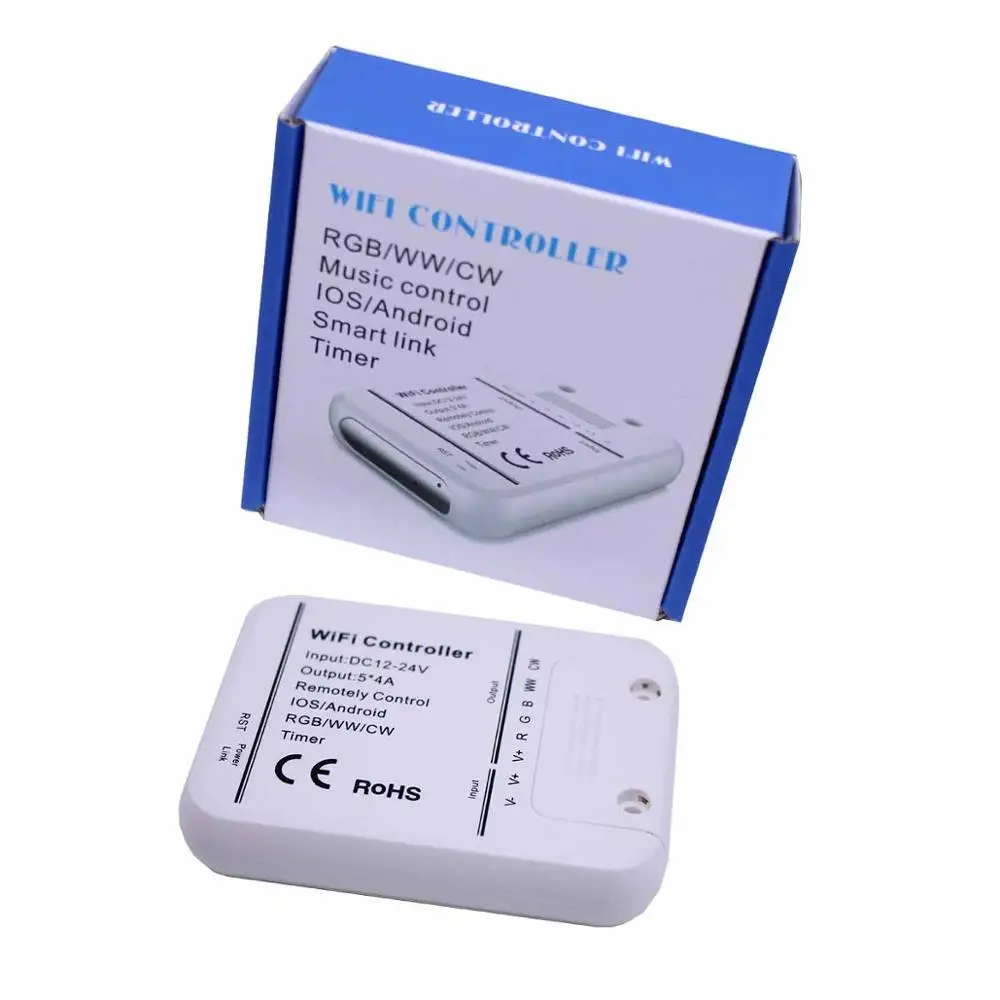 Умный пульт управления RGB/WW/CW светодиодное управление Wi Fi музыкой с помощью IOS Android
