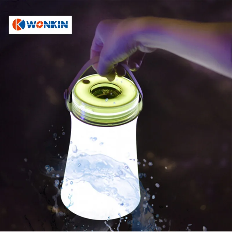 Уличные портативные фонари USB силиконовые водонепроницаемые дорожные садовые