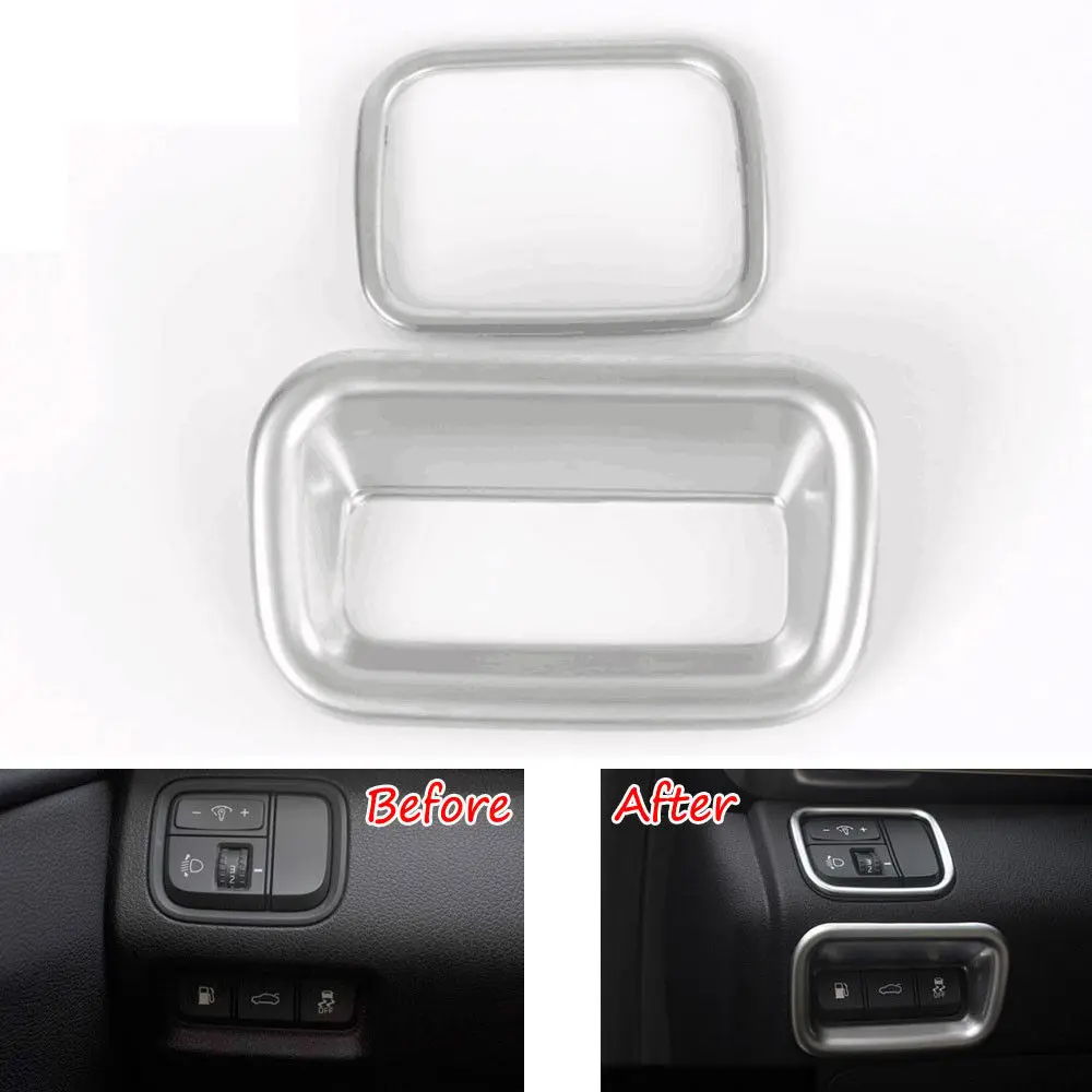 Внутренняя фара лампа переключатель кнопка Крышка отделка стикер для