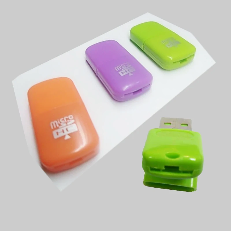 High Quality 5pcs/pack Mini USB 2.0 Card Reader Plug and Play for Micro SD TF Adapter colorful options Tablet PC | Компьютеры и офис