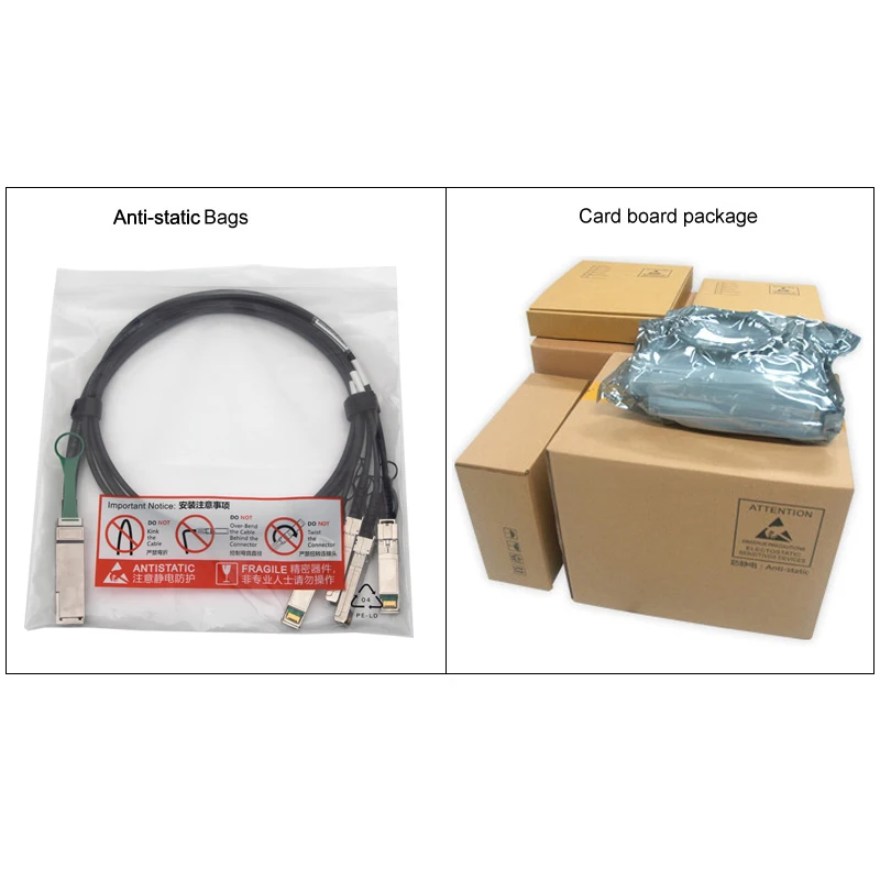HPE JG330A 3 метровый 40 ГБ/сек. QSFP + к 4x SFP прямое подключение пробоя кабель пассивный