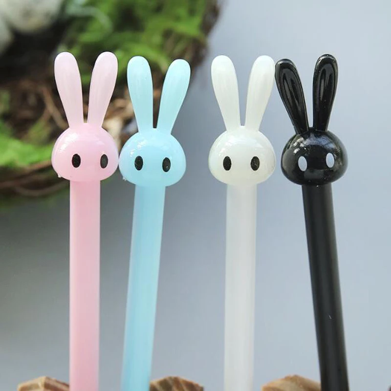 1 шт. гелевая ручка в стиле мультфильма супер милая с кроликом креативная