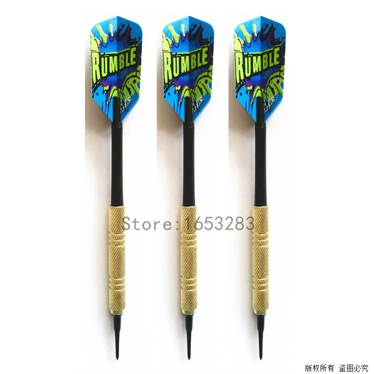 3 шт. дартс набор мягкий наконечник черный вал Дартс для электронной дартборд