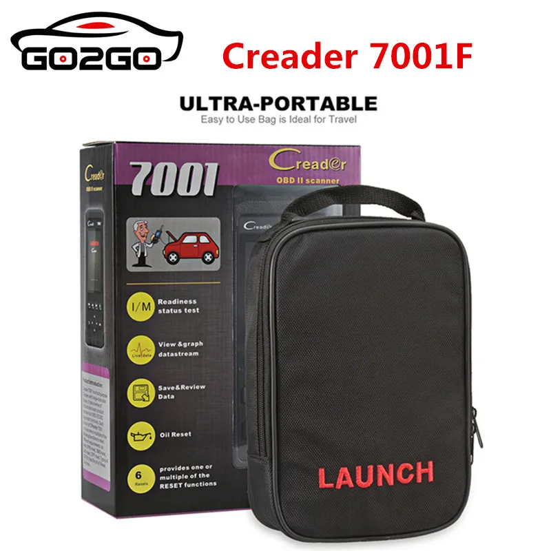 Launch CReader 7001F ODB2 OBD2 масло сканера сброс сервиса DPF регенерация инструмент для