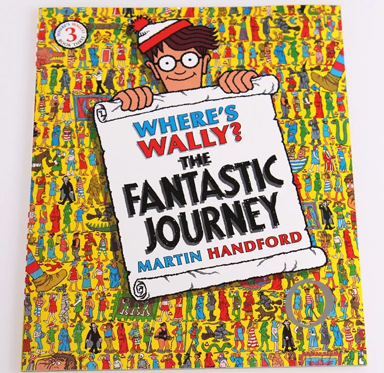 6 шт Большой размер А4 английские книги где Где Where's Wally: дети наблюдения видения будут найти головоломки подарок для детей детство
