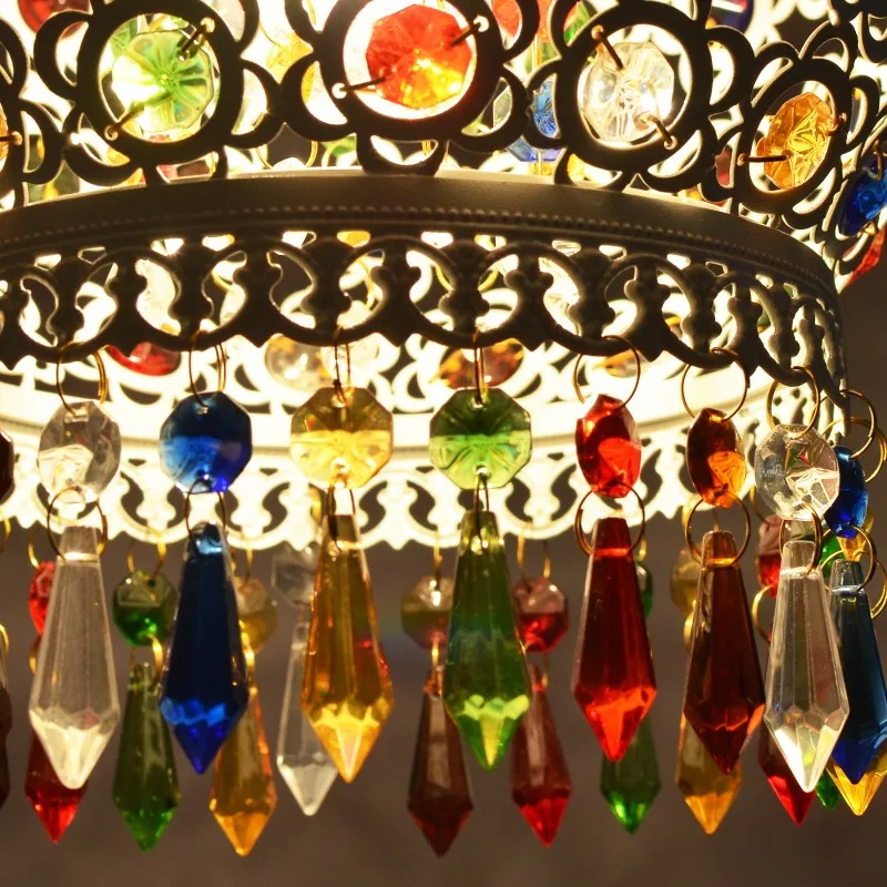 Турецкая богемная лампа для средиземноморского ресторана и спальни