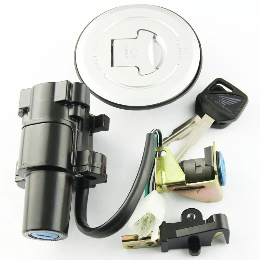 Fuel Tank Cover Cap Lock With Ignition Switch Lock FOR HONDA XLV650 XL650 Transalp 35010-MCB-610