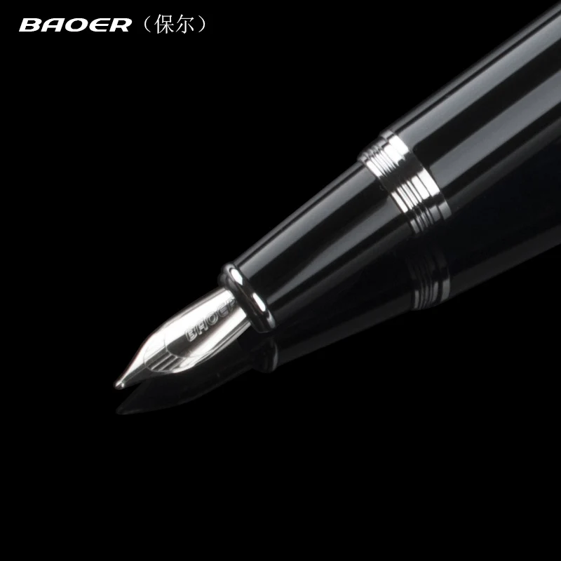 Оптовая продажа Baoer 517 хорошее качество черный 0 5 мм чернильный бренд авторучка