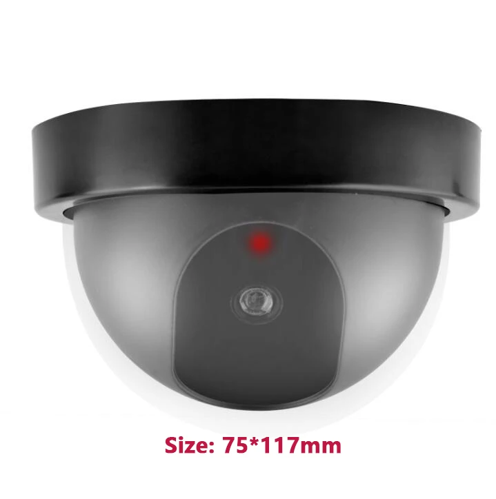 Surveillance Dummy Led Wireless Fake Dome Camera Home CCTV Security Simulated Video | Безопасность и защита