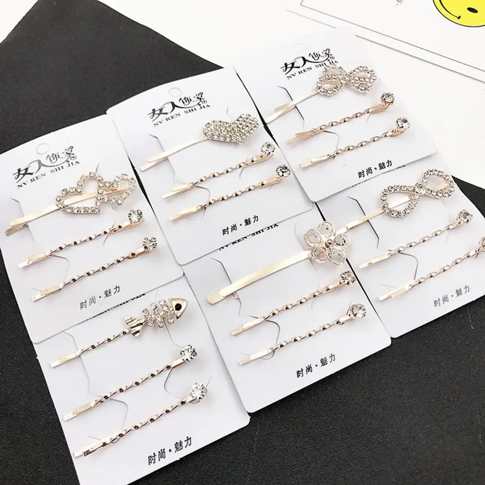 

3Pcs/Set Retro Pearl Metal Hair Clip Hairband Comb Bobby Pin Barrette Hairpin Headdress Accessories Beauty Styling Tools