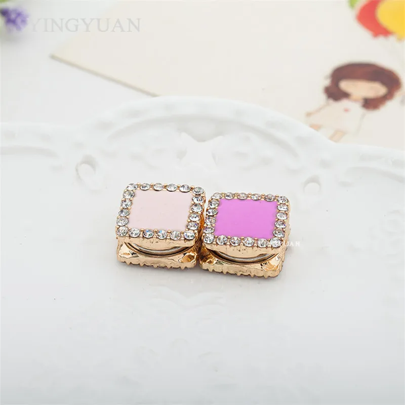 XT61 оптовая продажа площади магнит Броши Модные двусторонний модные брошь женщин