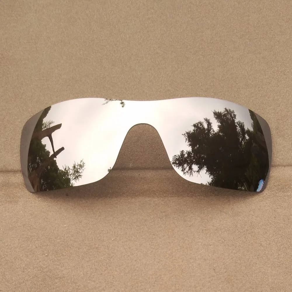 

Silver Mirrored&Ice Blue Mirrored Polarized Replacement Lenses for-Batwolf Frame 100% UVA & UVB Anti-Scratch Anti-Reflective