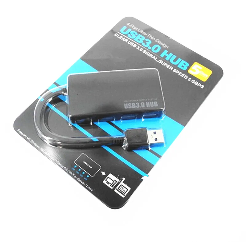 USB-концентратор USB 3 0 1-4 интерфейса высокоскоростной интерфейс usb-хаб порта USB3.0 для