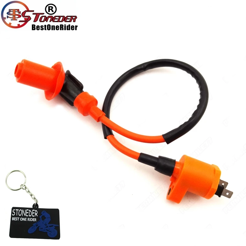 STONEDER Катушка зажигания для Honda NQ50 NB50 Elite Spree SA50 CH80 DIO TRX125 TRX200 TRX200D TRX200SX TRX250 EZ90 Quad Dirt Bike|ignition coil|dirt bike coilbike ignition coil |