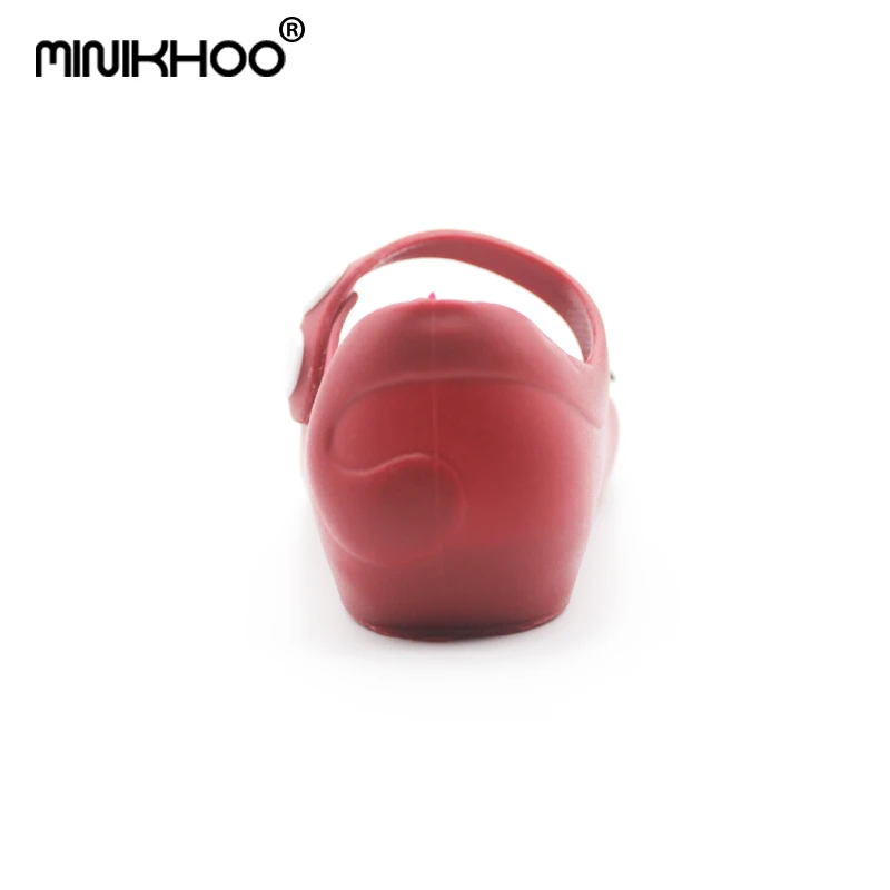 Mini Melissa/Новинка 2018 года мини обувь с Микки и Минни прозрачные сандалии детская