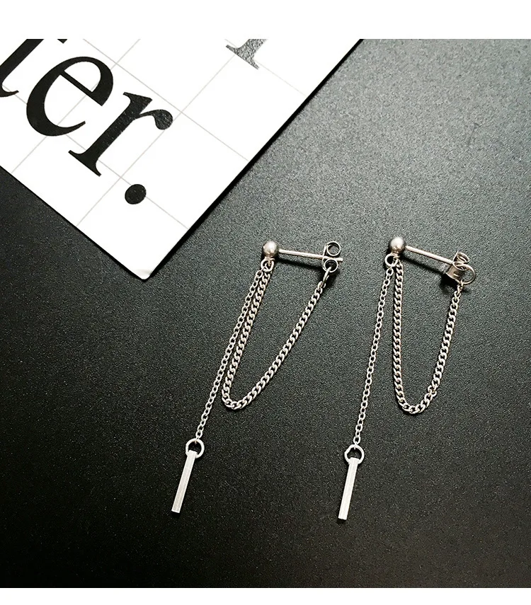 Женские серьги гвоздики из серебра 925 пробы с кисточками|fashion stud earrings|stud earringsstud