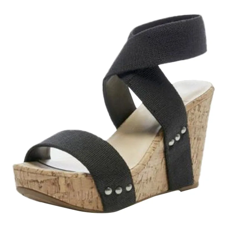 Женские сандалии на танкетке 10 см Espadrilles 2019|Боссоножки и сандалии| |