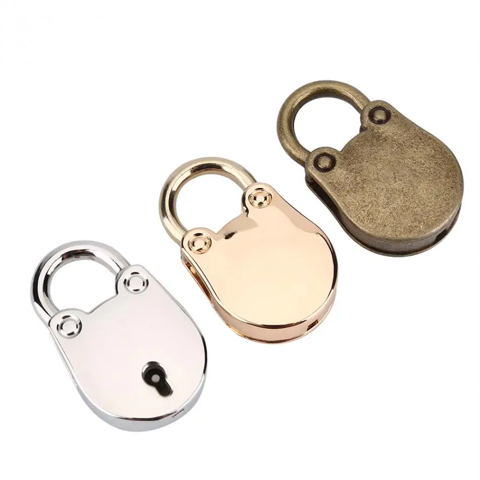 3 шт./компл. замок под старину и металлический для ноутбука серебристый + золотой