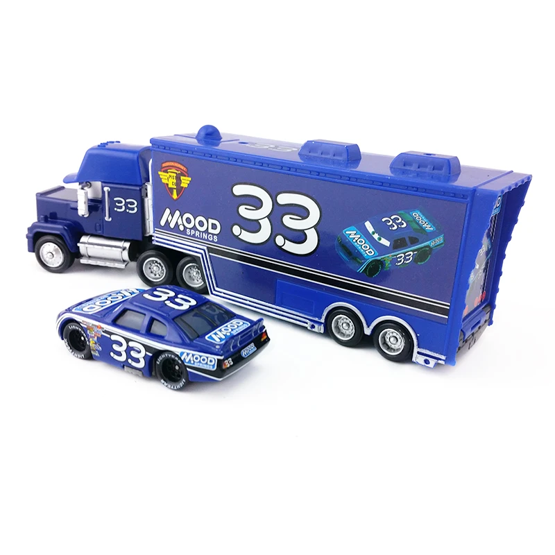 Disney Pixar Cars Mack Uncle & No.33 Mood пружины литые под давлением игрушечные машинки свободные