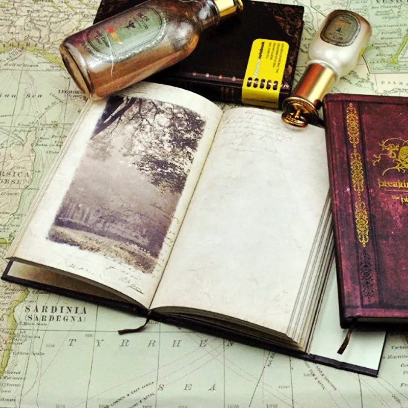 Классический винтажный блокнот креативный дневник в твердом переплете