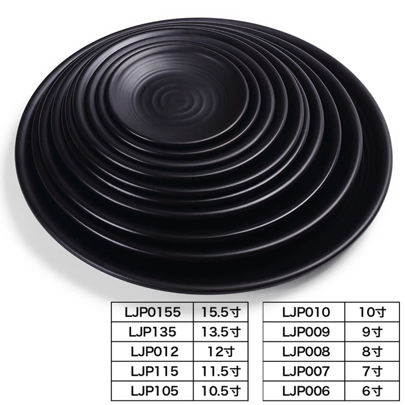 Набор японской посуды Горячая тарелка для барбекю черная стейка имитация