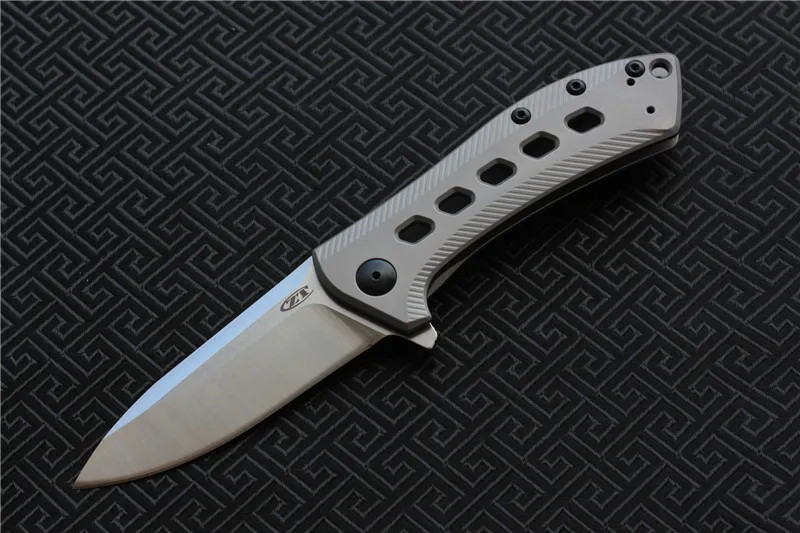 MIKER нулевой допуск ZT0801BRZ шарикоподшипник складной нож D2 лезвие титановая ручка походные охотничьи ножи для выживания Открытый EDC