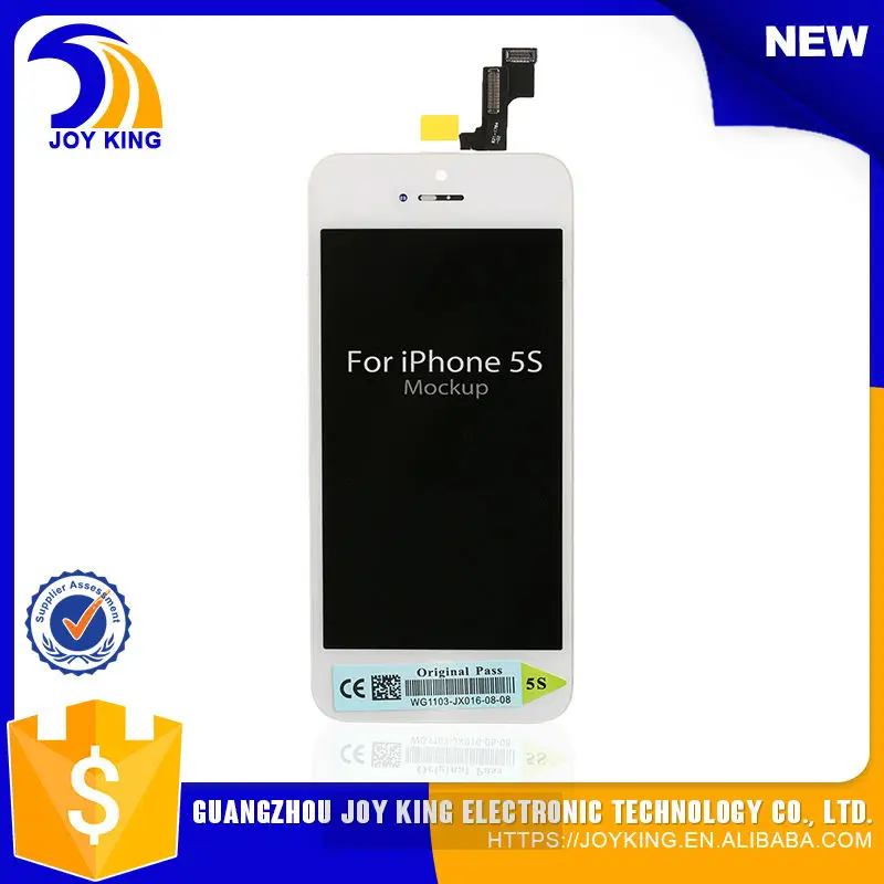 5 шт./лот оптовая цена для iPhone 5S lcd сотового телефона с заменой планшета +