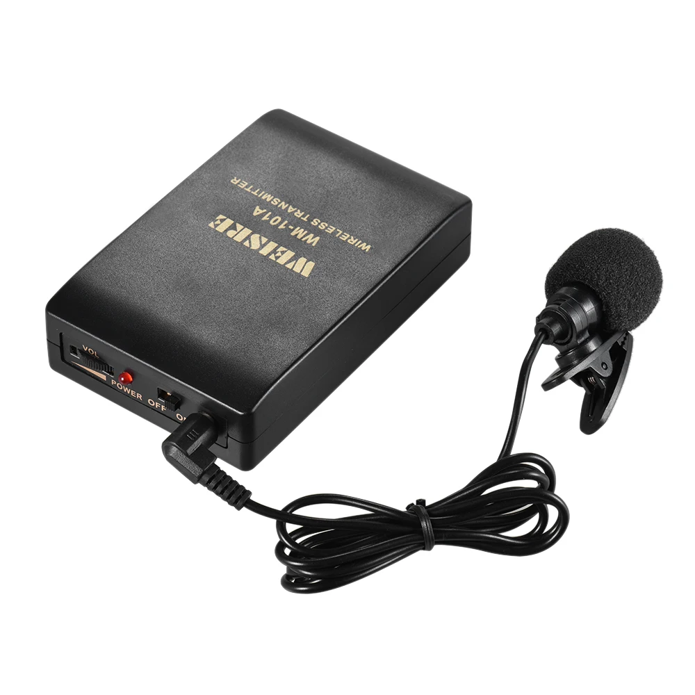 Новое поступление FM Беспроводная микрофонная система усилитель голоса 1/4 дюйма