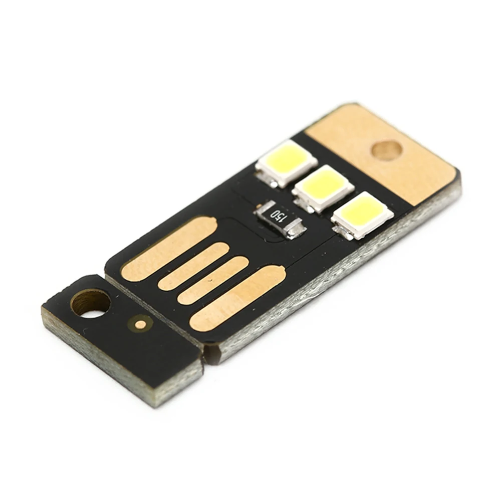 Ночная лампа 5 шт./лот миниатюрная карманная USB карта светодиодный Ночной