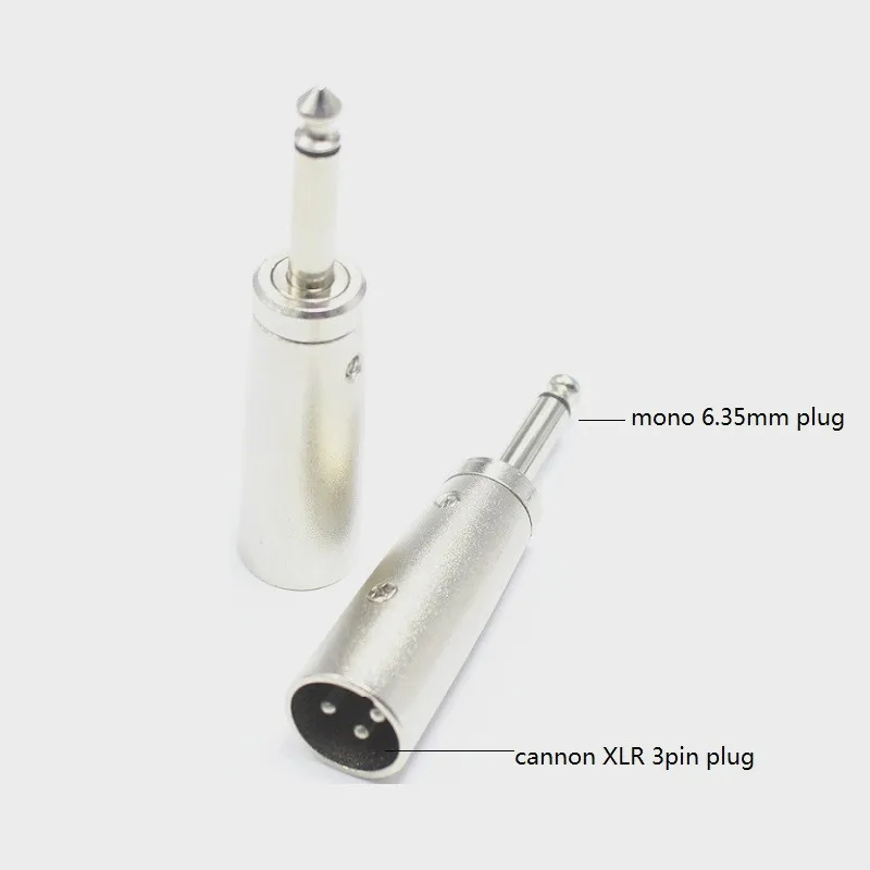 5 шт./лот моно двухканальный 6 35 мм к XLR 3Pin аудио Cannon MIC разъем адаптера|Соединители|