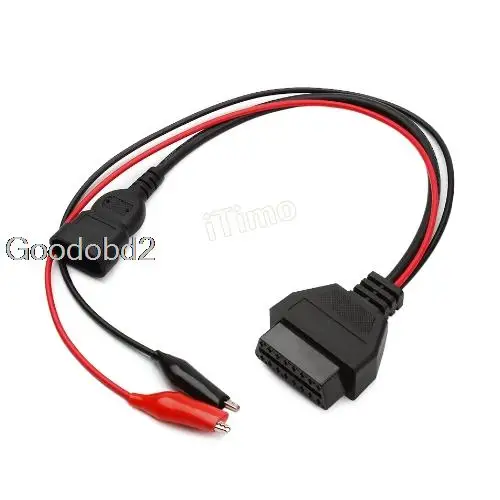 Для f iat 3 Pin Alfa Lancia к 16Pin OBD2 obd II разъем адаптера Авто кабель 3pin диагностический